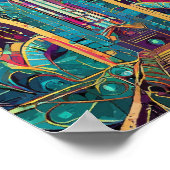 Elegantie opnieuw gedefinieerd: Art Deco Wall Art Poster (Hoek)