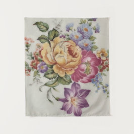 Elegantie: Porselein-geïnspireerd wandtapijt Wandkleed