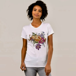 Elegantie: Porselein-Geïnspireerde T-Shirt