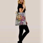 Elegantie: Porseleinen geïnspireerde Canvas tas