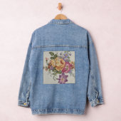 Elegantie: Porseleinen geïnspireerde Jean-jas Denim Jacket (Hangar)