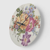 Elegantie: Porseleinen geïnspireerde klok (Hoek)