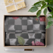 Elegantie: Rose Boeket in een Harlequin Decoupage Tissuepapier (Geschenk)