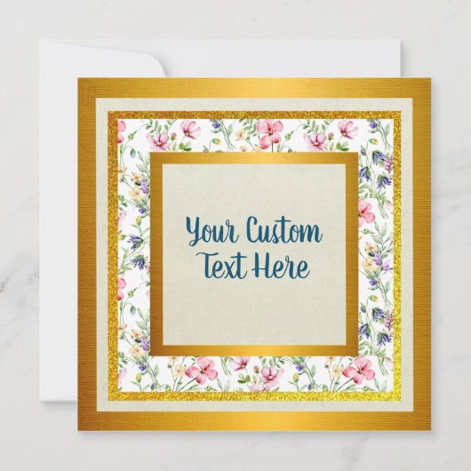 Elegantie Rozen Roze en Gele Waterverf Pastel Kaart (Achterkant)