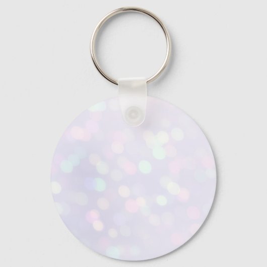 Elegantie Rozen Roze en Gele Waterverf Pastel Sleutelhanger (Achterkant)