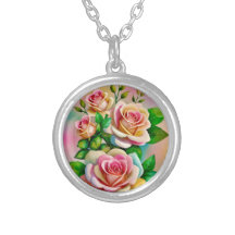 Elegantie Rozen Roze en Gele Waterverf Pastel