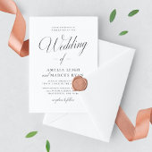  Elegantie Script bruiloft foto uitnodiging