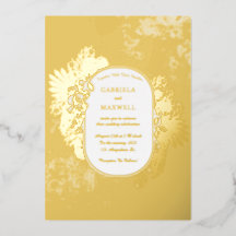 Elegantie Smaragd Groen en Gouden Huwelijk