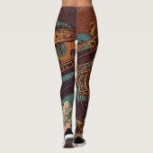  elegantie: Steampunk Airship Adventure Leggings (Achterkant)