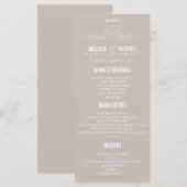  ELEGANTIE | TROUWMENU MENU (Voorkant / Achterkant)