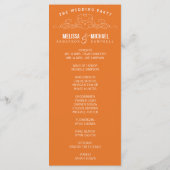  ELEGANTIE | TROUWPROGRAMMA PROGRAMMAKAART (Achterkant)