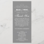  ELEGANTIE | TROUWPROGRAMMA PROGRAMMAKAART (Voorkant)