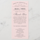  ELEGANTIE | TROUWPROGRAMMA PROGRAMMAKAART (Voorkant)