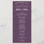  ELEGANTIE | TROUWPROGRAMMA PROGRAMMAKAART (Achterkant)