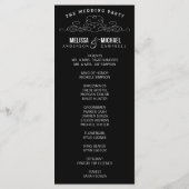 ELEGANTIE | TROUWPROGRAMMA PROGRAMMAKAART (Achterkant)