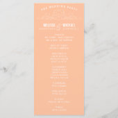 ELEGANTIE | TROUWPROGRAMMA PROGRAMMAKAART (Achterkant)