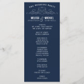  ELEGANTIE | TROUWPROGRAMMA PROGRAMMAKAART (Achterkant)