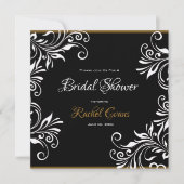 Elegantie - Uitnodiging van het Vrijgezellenfeest (Voorkant)