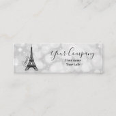 Elegantie van de Eiffeltoren Mini Visitekaartje (Voorkant)