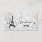 Elegantie van de Eiffeltoren Visitekaartje (Voorkant)