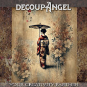 Elegantie van de Geisha – Decoupage Tissuepapier