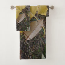 Elegantie van de herfst handdoek set