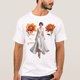 Elegantie van de natuur t-shirt