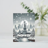 "Elegantie van de New Yorkse feestdag.  Kaarten Feestdagenkaart (Staand voorkant)