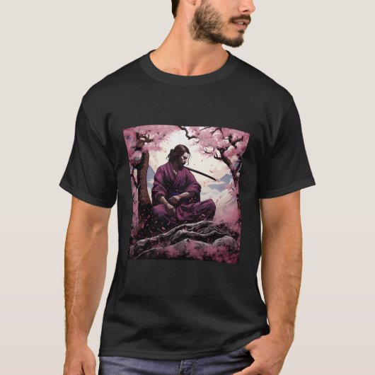 Elegantie Van Het Mes Kersenbloesem Couture T-shirt (Voorkant)