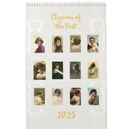 Elegantie van het verleden  briefkaarten kalender