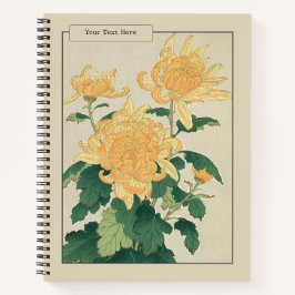 Elegantie van Japan: het Chrysanthemum Notitieboek