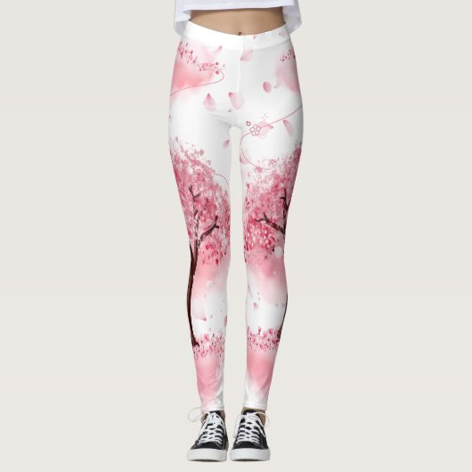 Elegantie van Sakura Breeze Leggings (Voorkant)