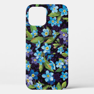 Elegantie Vergeet-mij-niet bloemmotief Case-Mate iPhone Case