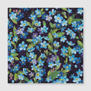 Elegantie Verget-mij-nietje Bloemmotief