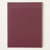  Elegantie Victoriaans Dame Planner (Achterkant)