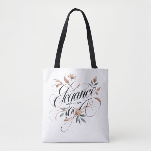 Elegantie voor onderweg – Chic Canvas tas (Voorkant)