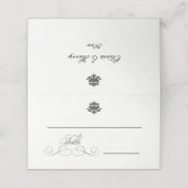 elegantie | Wedding Gevouwen Plaats Kaarten Plaatskaartje (Buitenkant ongevouwen)