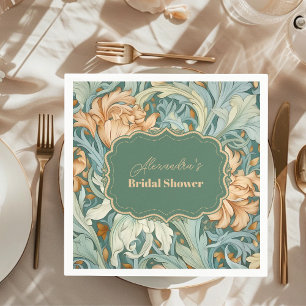 Elegantie William Morris Floral Bridal Servet