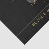 Elegantief Mr. & Mrs. Forever bruidssliering tissu Tissuepapier (Detail)