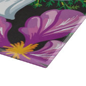 Elegantiepatroon met narcosememblastrijen 2 snijplank (Hoek)