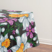 Elegantiepatroon met narcosememblastrijen 2 tafelkleed (Voorbeeld)