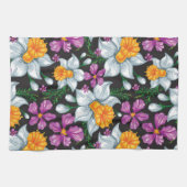 Elegantiepatroon met narcosememblastrijen 2 theedoek (Horizontaal)