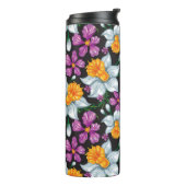 Elegantiepatroon met narcosememblastrijen 2 thermosbeker (Gedraaid links)