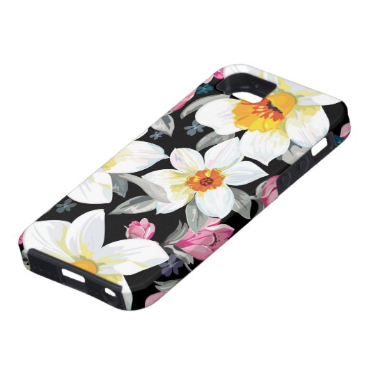 Elegantiepatroon met narcosemiddelen Case-Mate iPhone case (Onderkant)