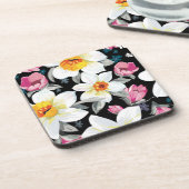 Elegantiepatroon met narcosemiddelen drankjes onderzetter (Linkerzijde)