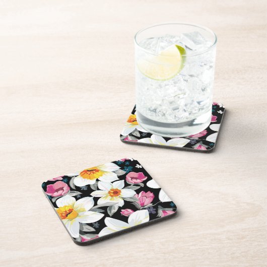 Elegantiepatroon met narcosemiddelen drankjes onderzetter (Rechterzijde)