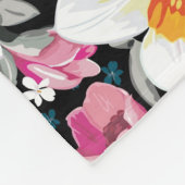 Elegantiepatroon met narcosemiddelen fleece deken (Hoek)