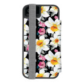 Elegantiepatroon met narcosemiddelen incipio iPhone portemonnee hoesje (Agenda Achterkant)