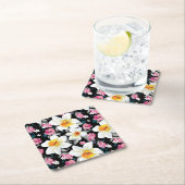 Elegantiepatroon met narcosemiddelen kartonnen onderzetters (Insitu)