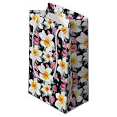 Elegantiepatroon met narcosemiddelen klein cadeauzakje (Voorkant Gekanteld)